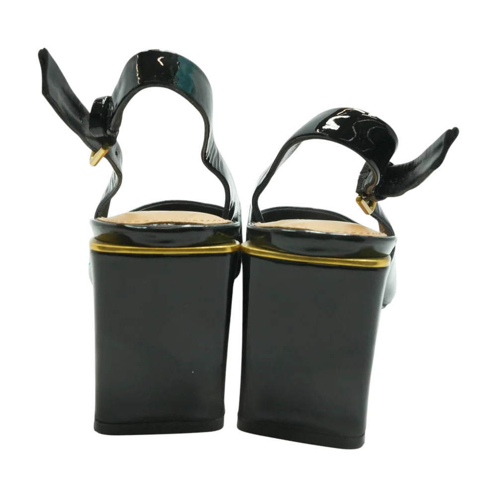 Black Block Heels - Image 2