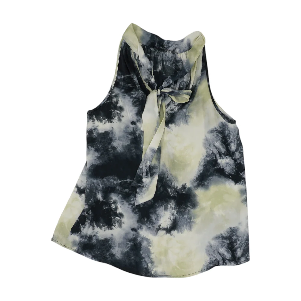 Navy Tie-Dye Blouse - Image 2