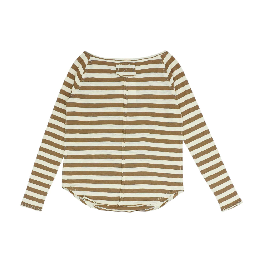 Brown Striped Blouse - Image 2