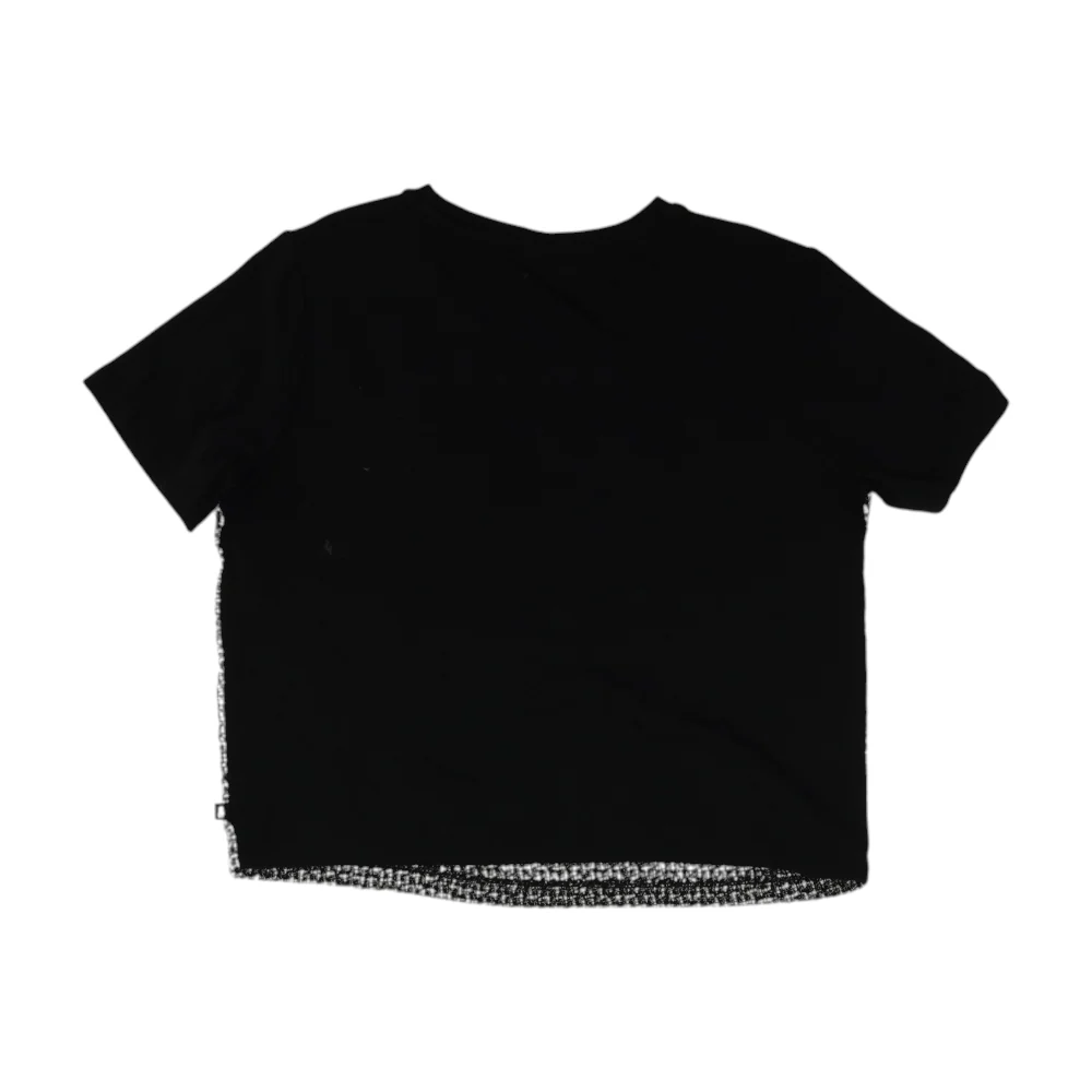 Black Color Block Blouse - Image 2