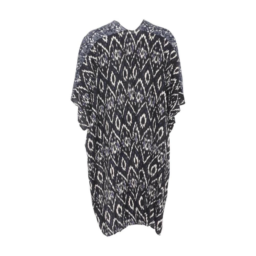 Black Abstract Blouse - Image 2