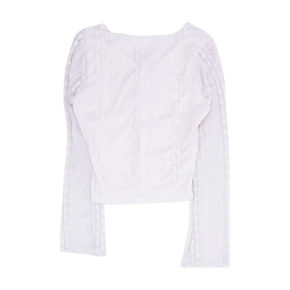 Pink Cropped Blouse - Image 2