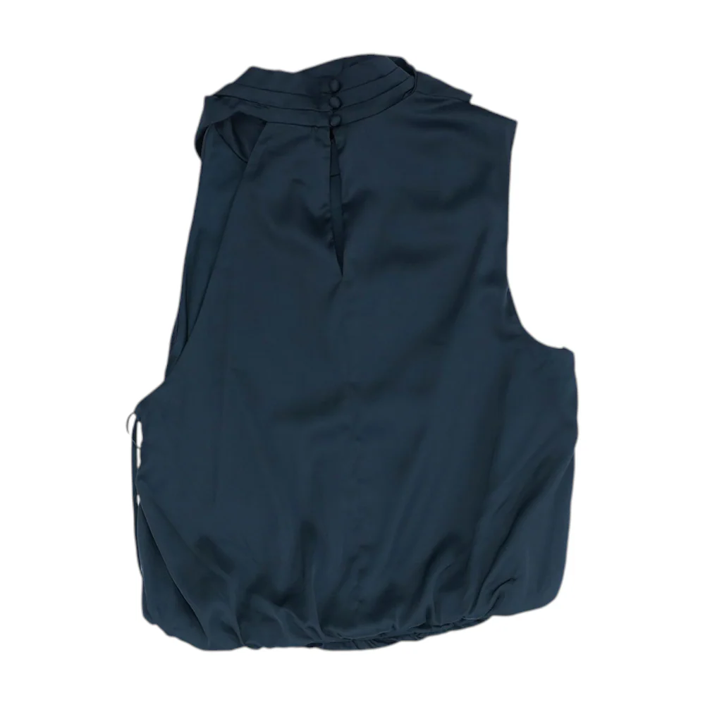 Black Cowl Neck Blouse - Image 2