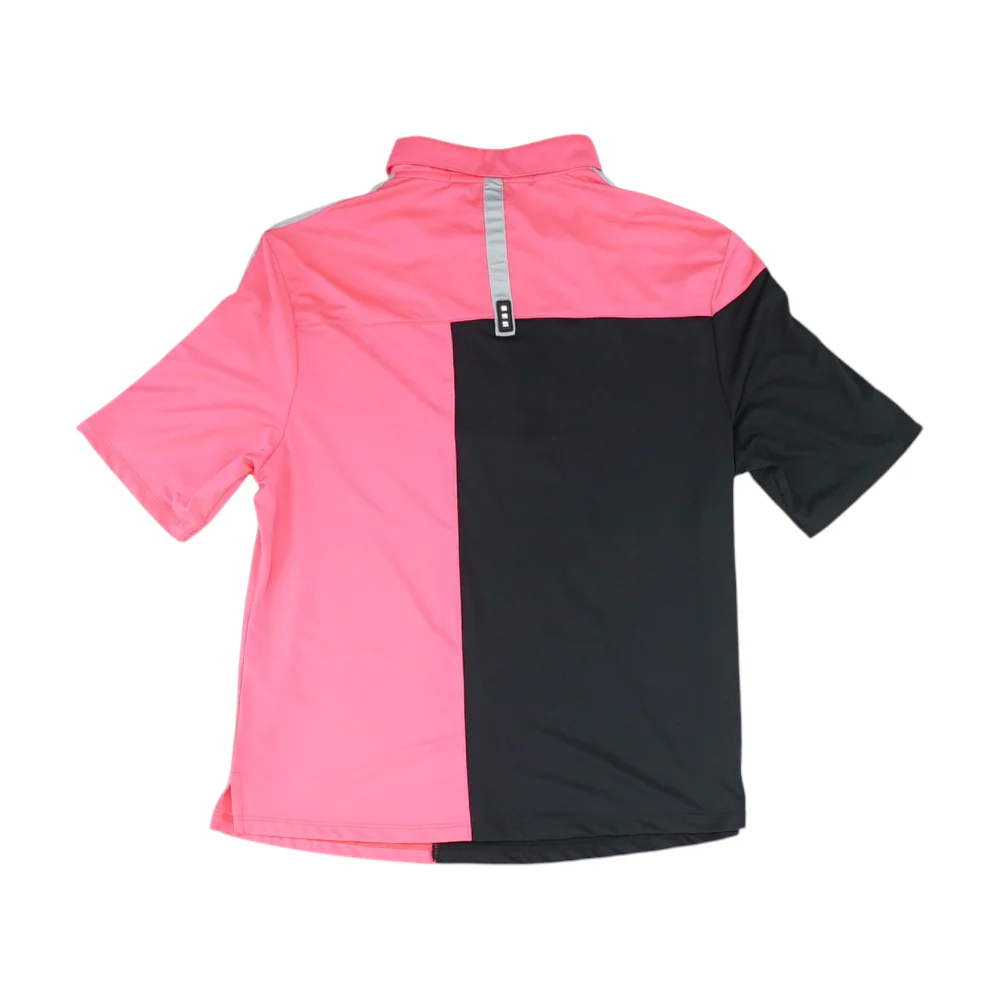 Neon Pink Color Block Blouse - Image 2