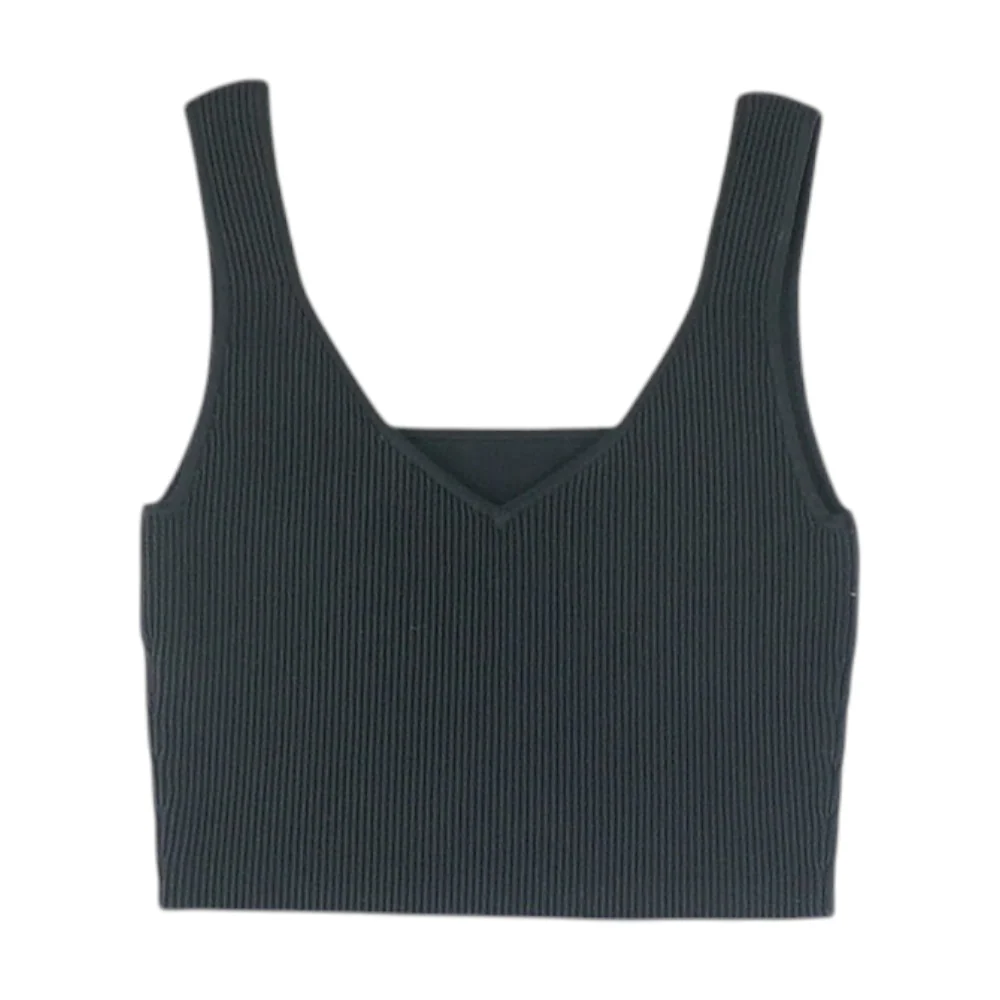 Black Cropped Blouse - Image 2