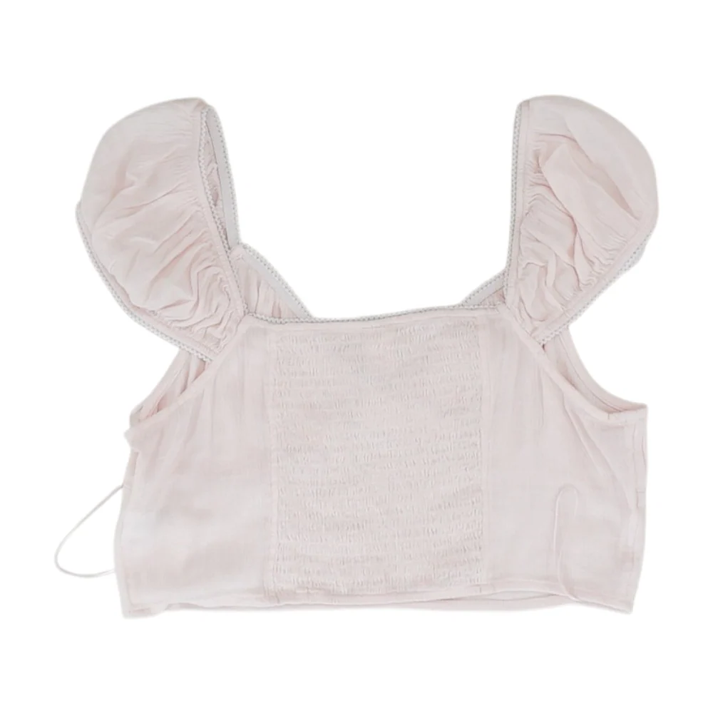 Pink Cropped Blouse - Image 2