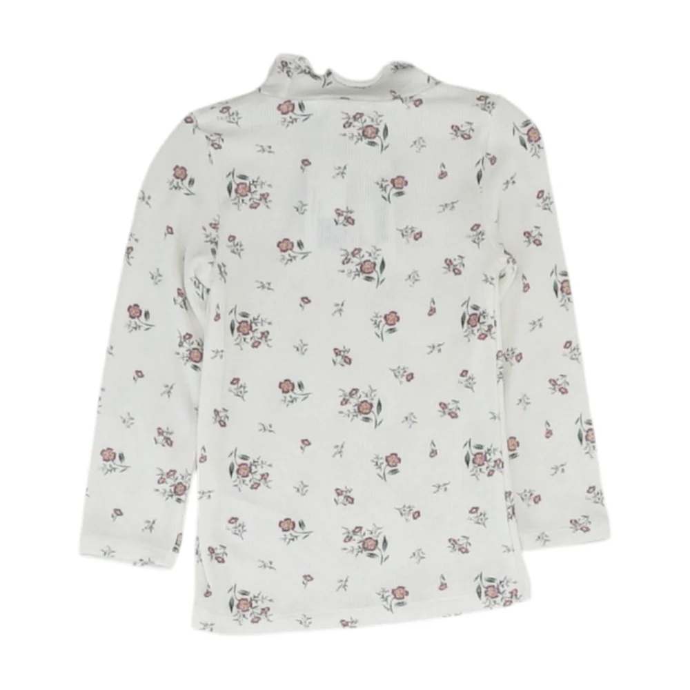 White Floral Blouse - Image 2