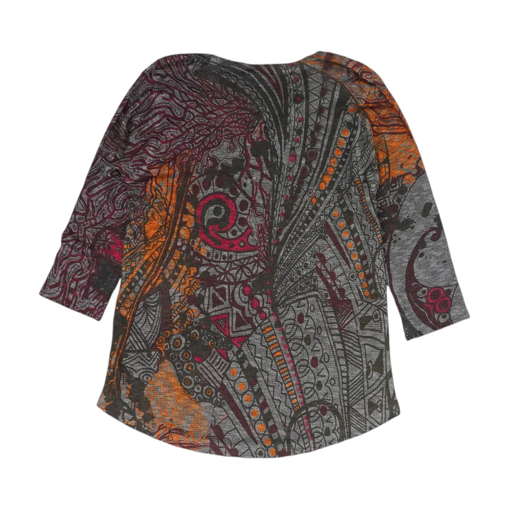 Multi Graphic Blouse - Image 2