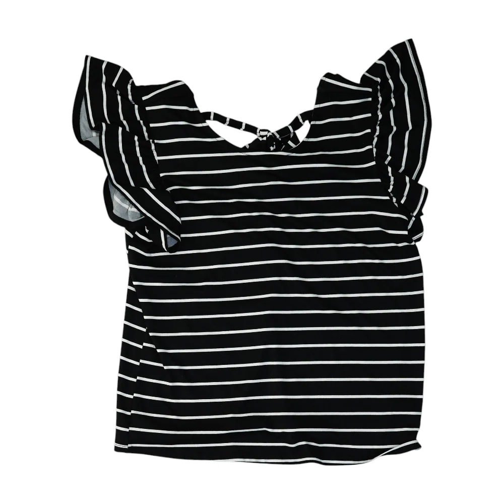 Black Striped Blouse