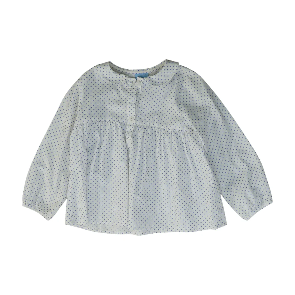 White Polka Dot Blouse