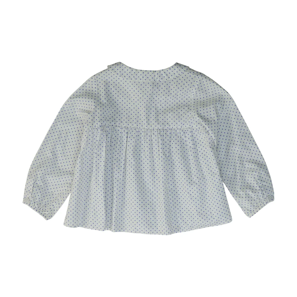 White Polka Dot Blouse - Image 2