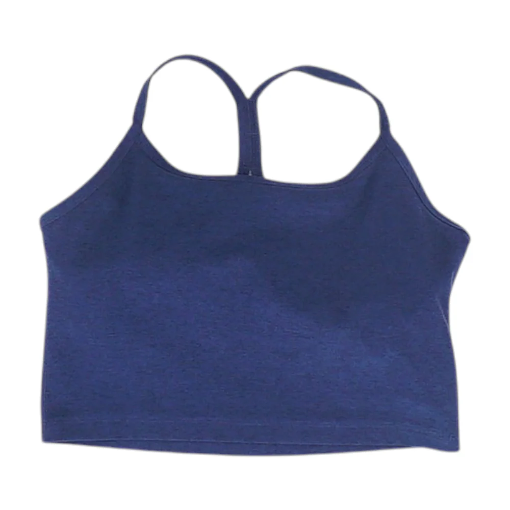 Navy Cropped Blouse