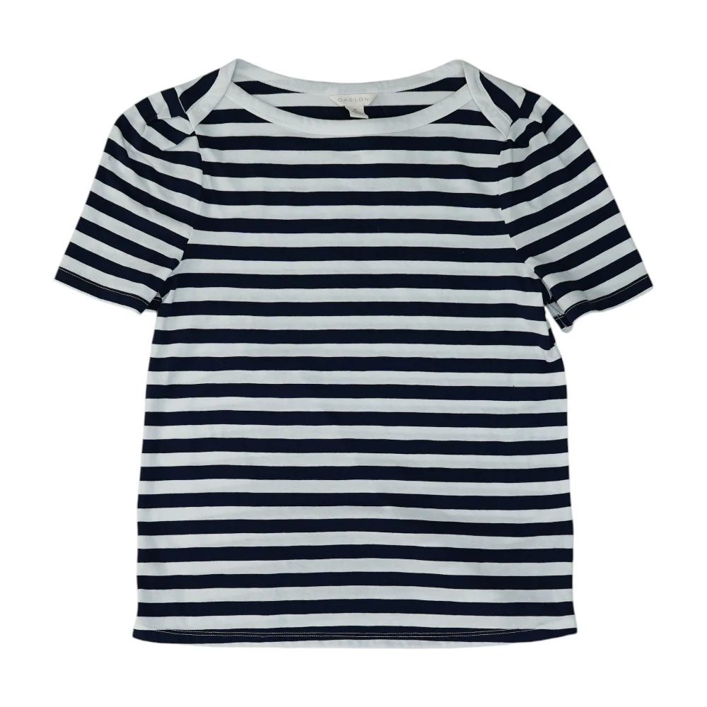 Navy Striped Blouse