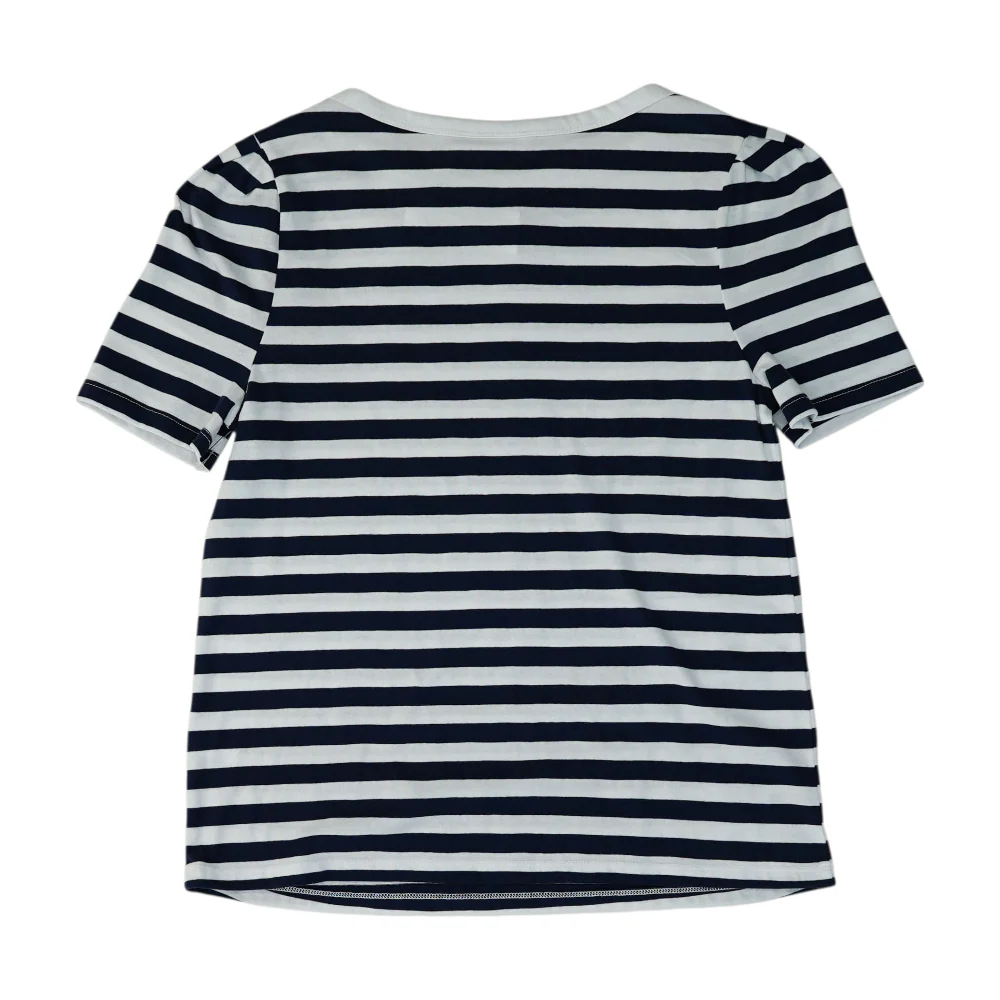 Navy Striped Blouse - Image 2