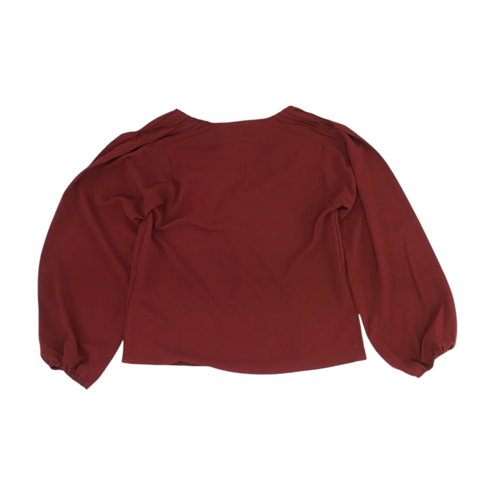 Burgundy Blouse - Image 2