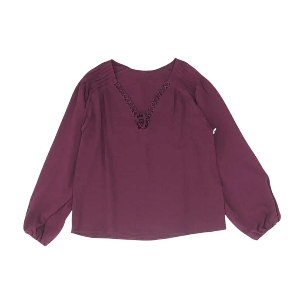 Burgundy Blouse