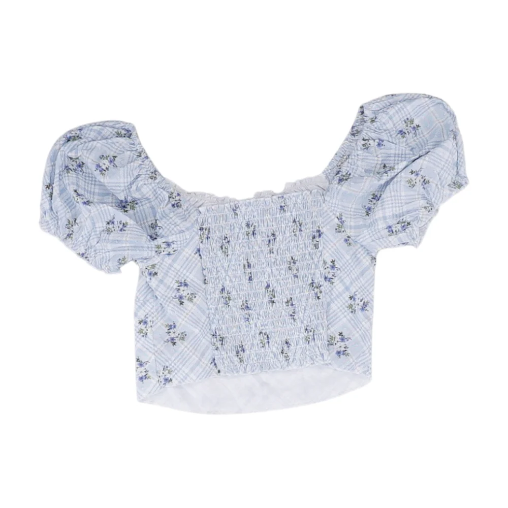 Blue Floral Blouse - Image 2