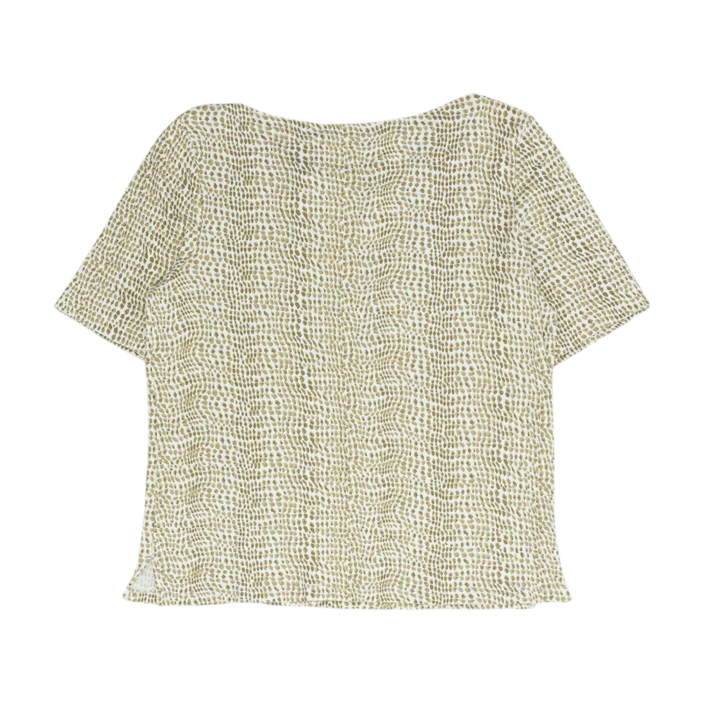 Beige Animal Print Blouse - Image 2