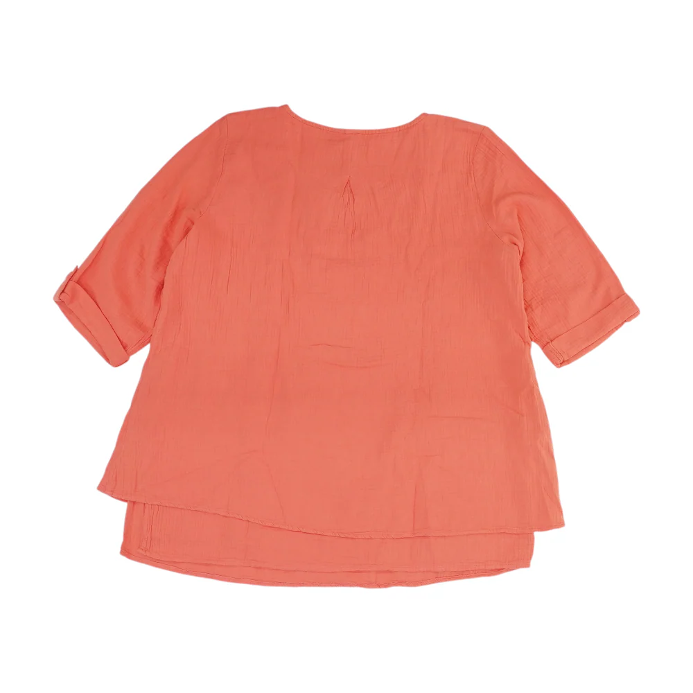 Coral Blouse - Image 2