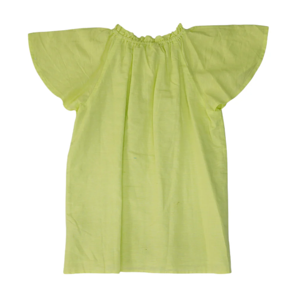 Neon Yellow Blouse - Image 2