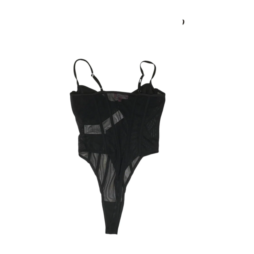 Black Bodysuit Blouse - Image 2