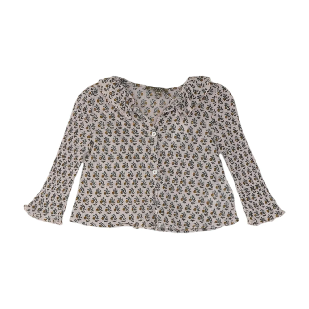 Purple Floral Blouse