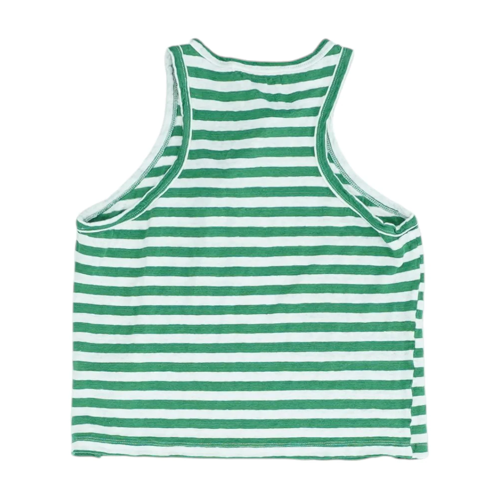 Green Striped Blouse - Image 2
