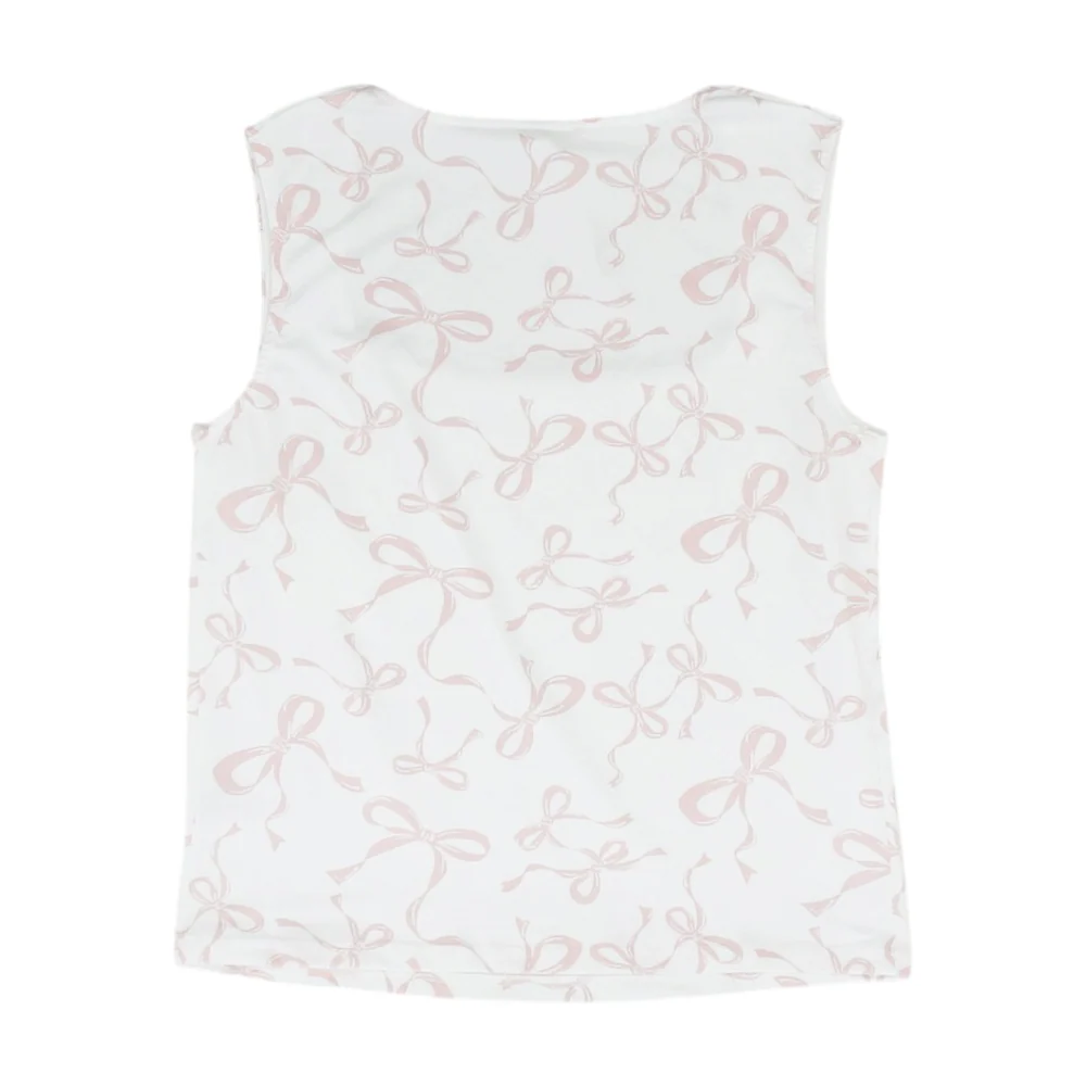 White Plus Print Blouse - Image 2