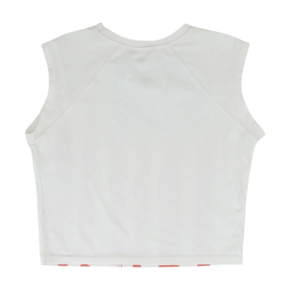 White Cropped Blouse - Image 2
