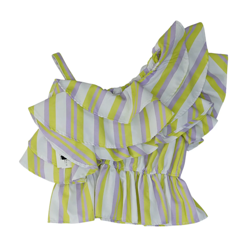 White Striped Blouse - Image 2