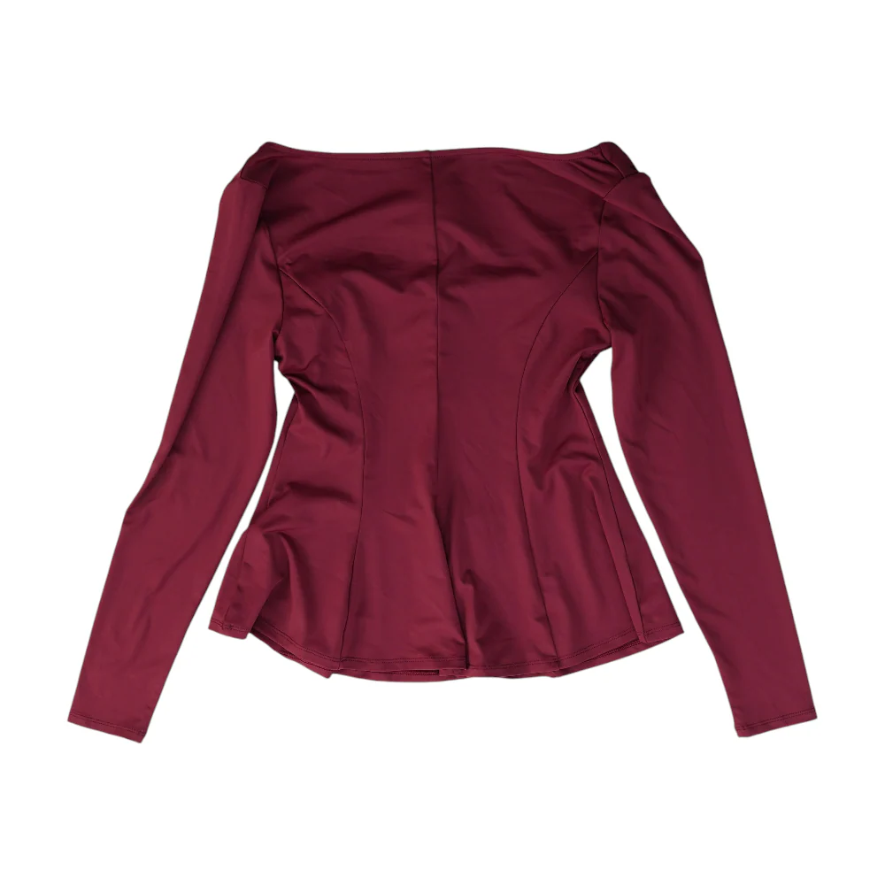 Burgundy Blouse - Image 2
