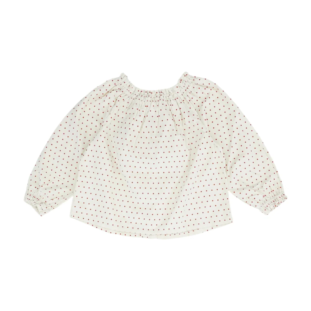 Beige Polka Dot Blouse - Image 2