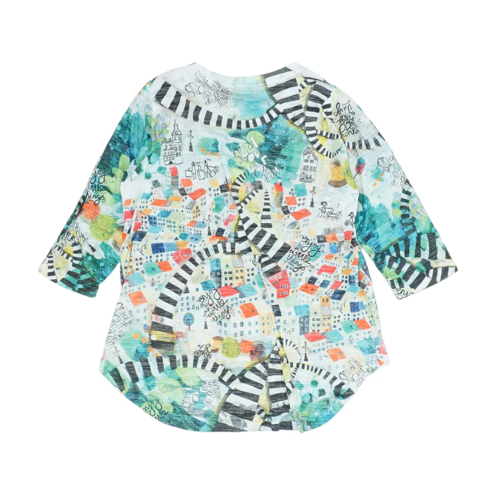 Multi Graphic Blouse - Image 2
