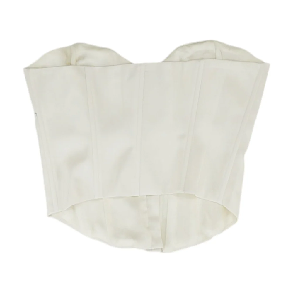 Ivory Cropped Blouse - Image 2