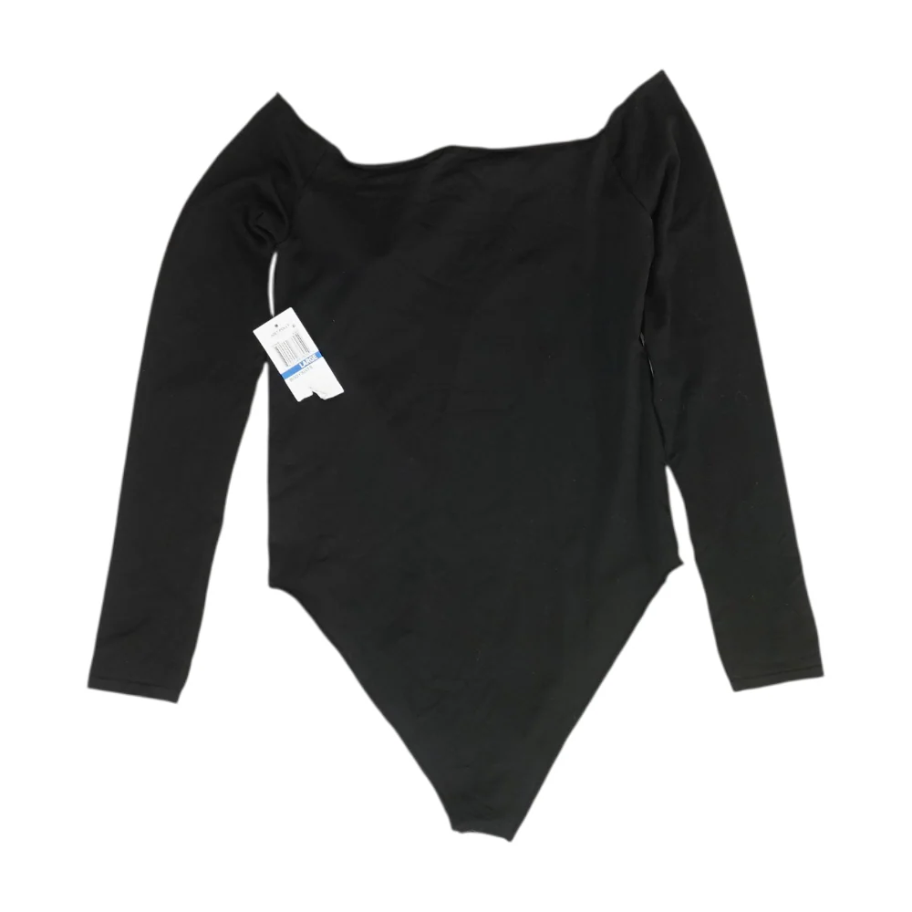 Black Bodysuit Blouse - Image 2