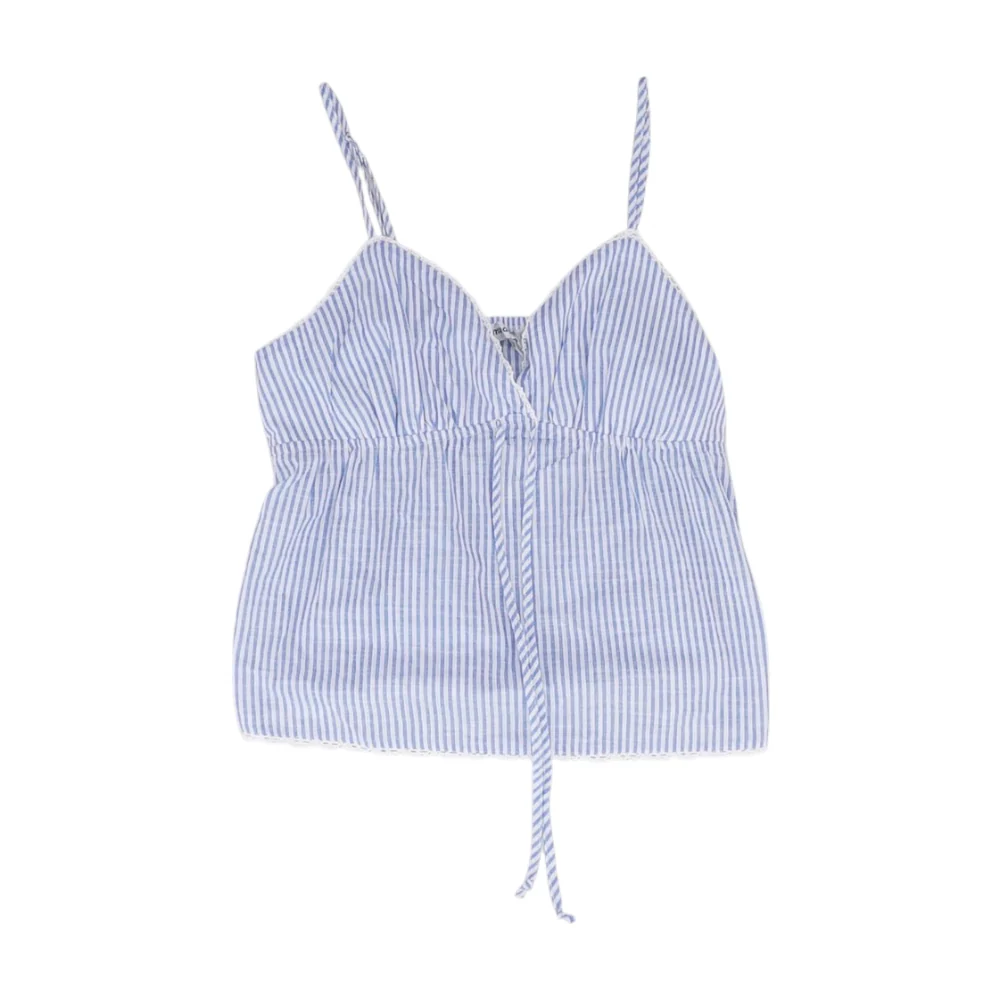 Blue Striped Blouse
