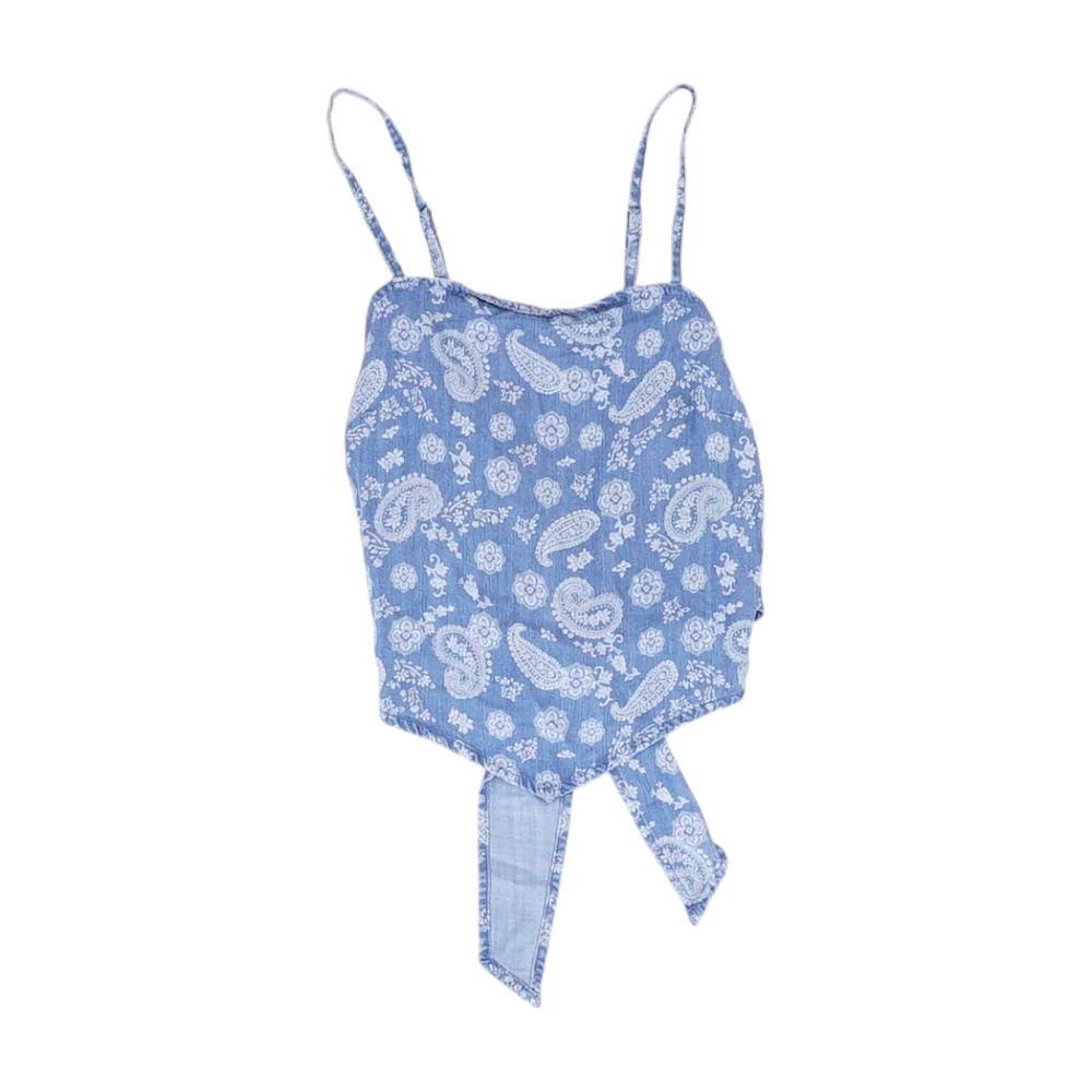 Blue Paisley Blouse