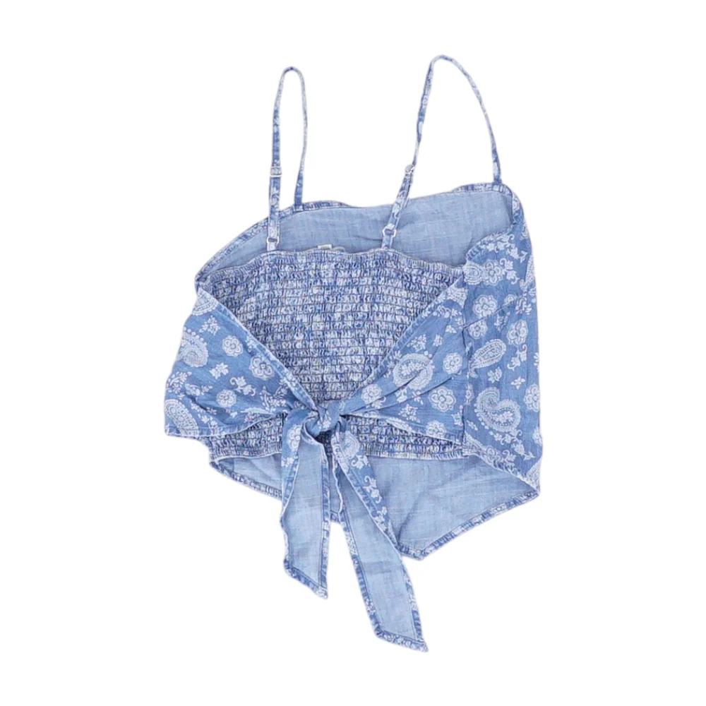 Blue Paisley Blouse - Image 2