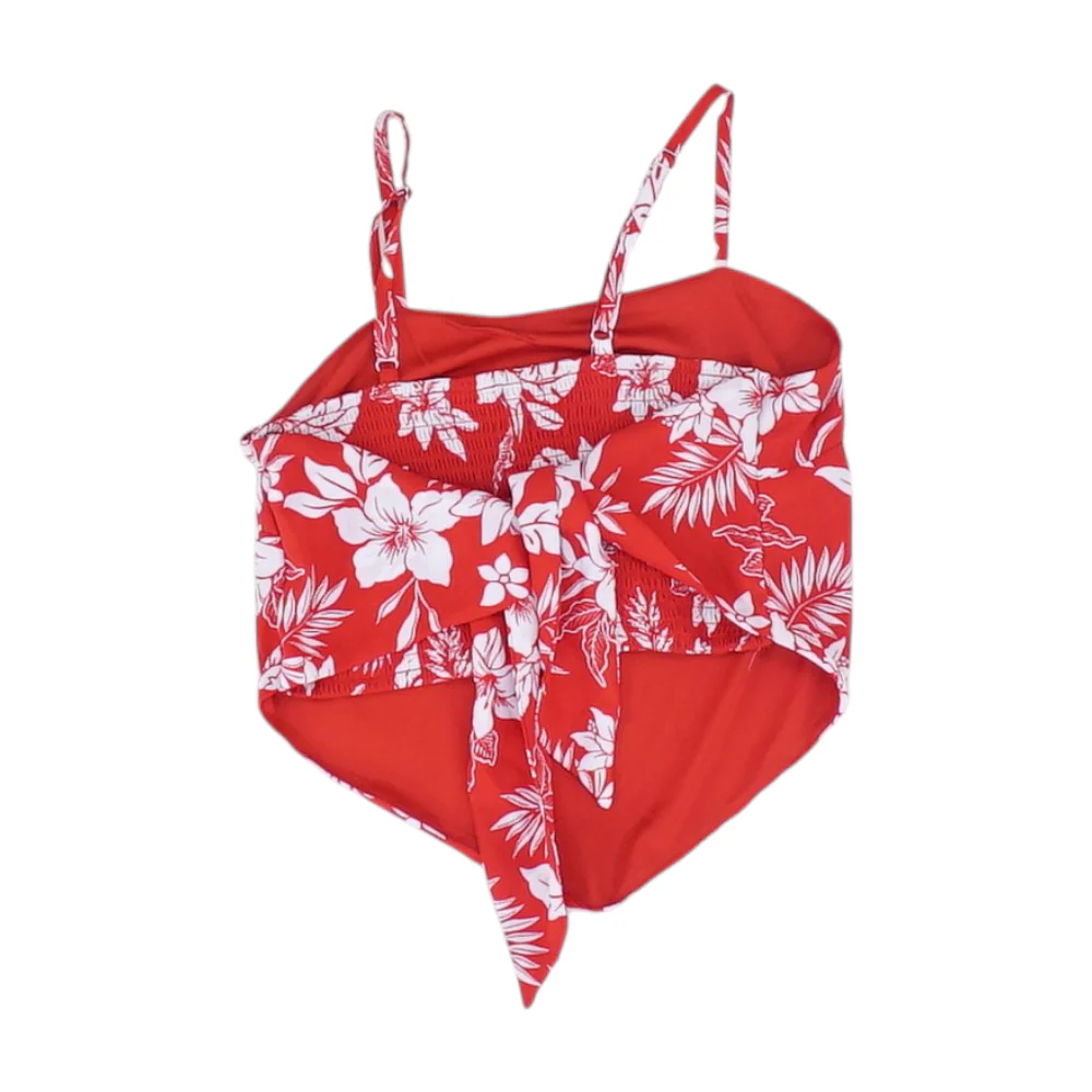 Red Tropical Blouse - Image 2