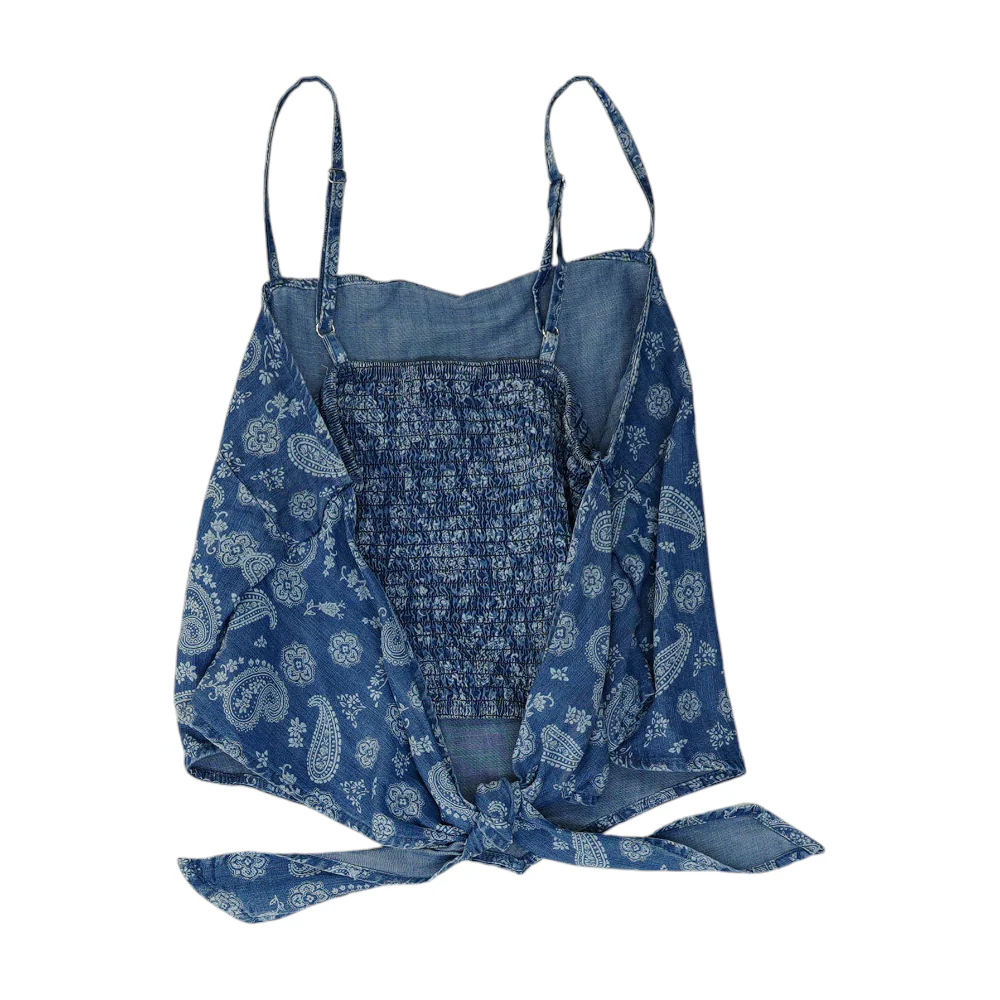 Blue Paisley Blouse - Image 2