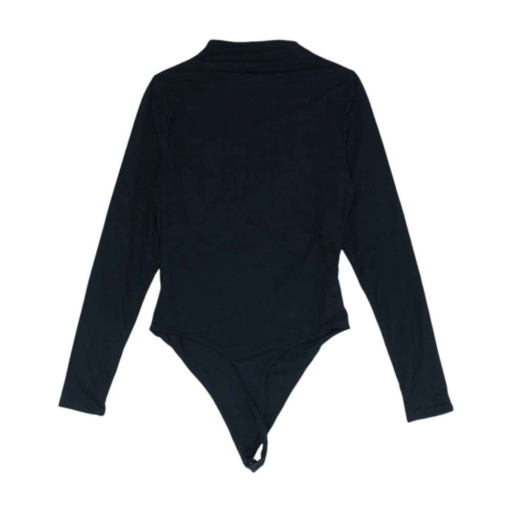 Black Bodysuit Blouse - Image 2