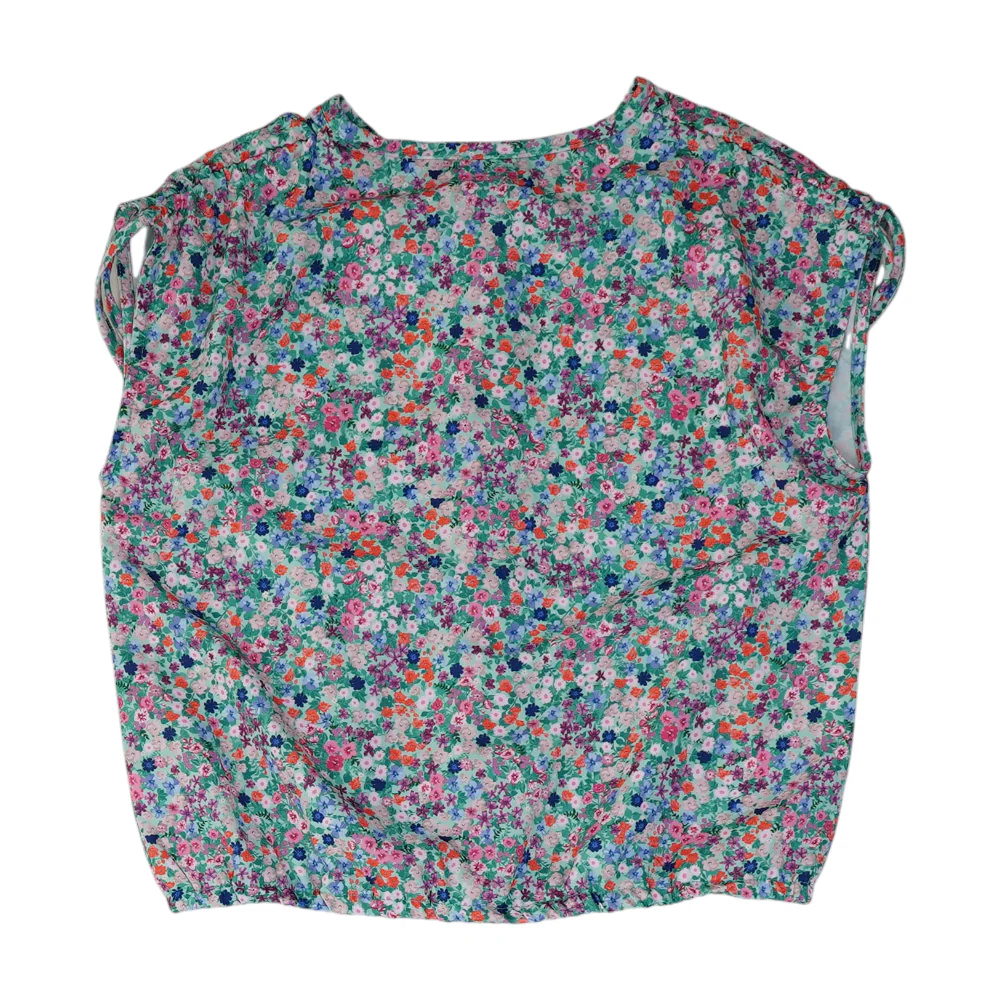 Green Floral Blouse - Image 2