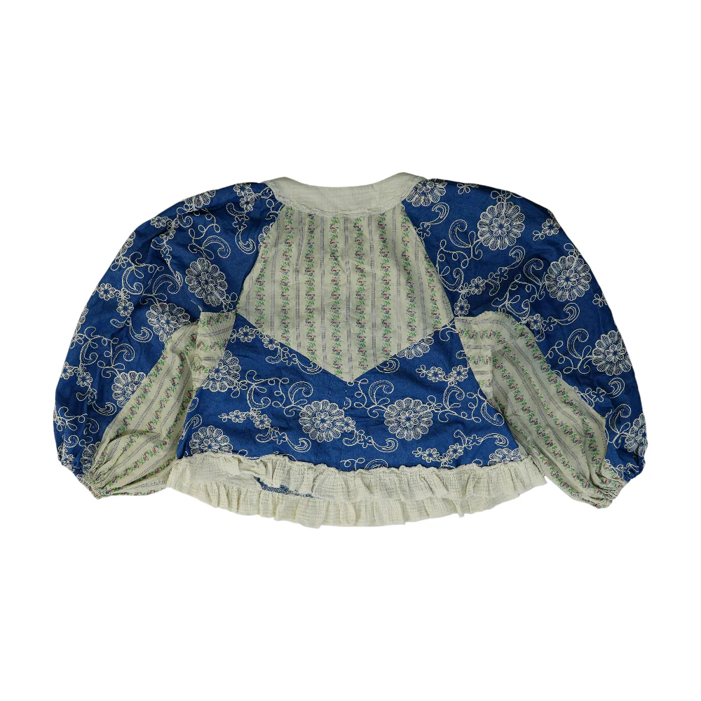 Blue Floral Blouse - Image 2