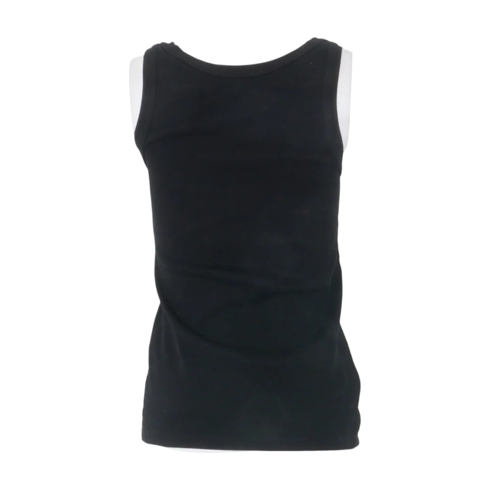 Black Logo Plaque Tank Top - Image 2