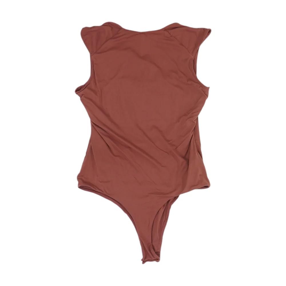 Burgundy Bodysuit Blouse - Image 2
