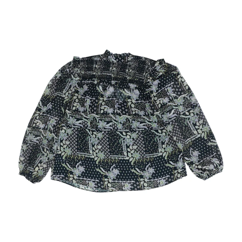 Black Floral Blouse - Image 2