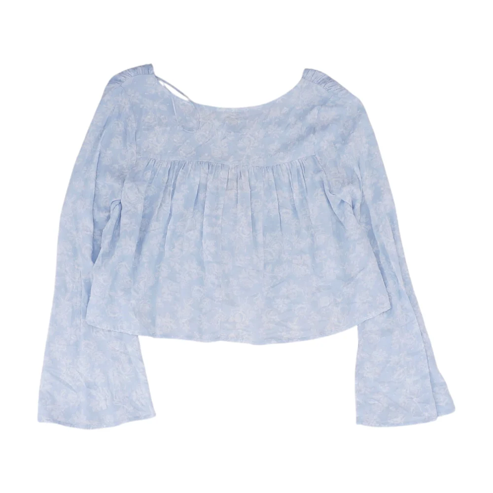 Blue Floral Blouse - Image 2