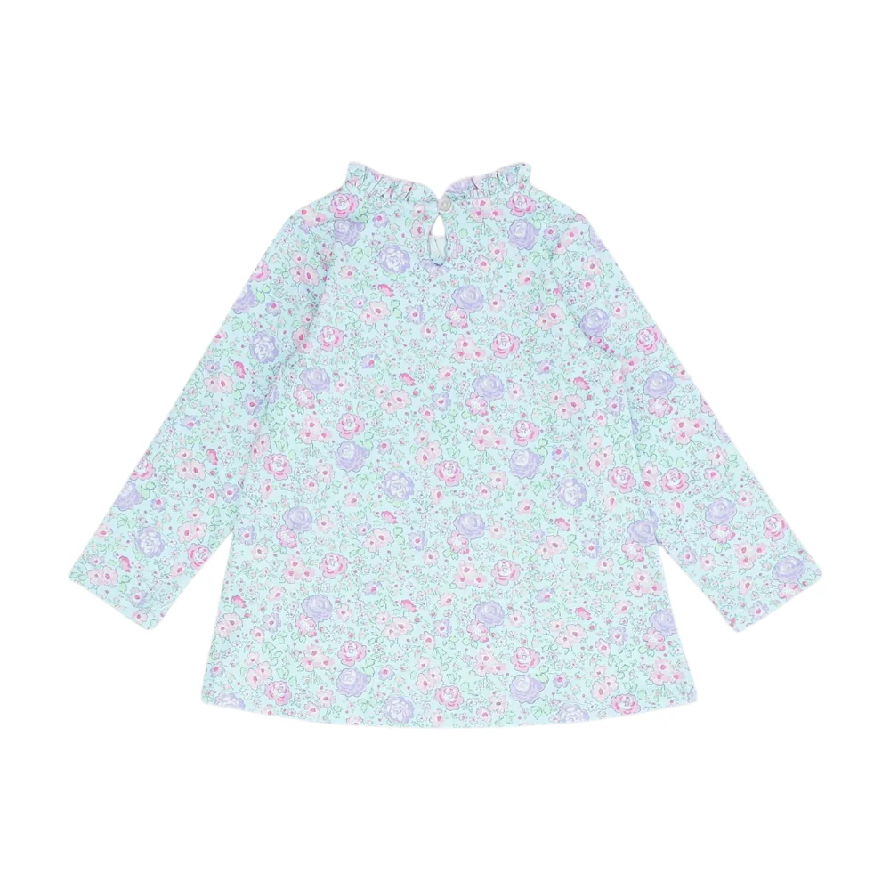 Blue Floral Blouse - Image 2