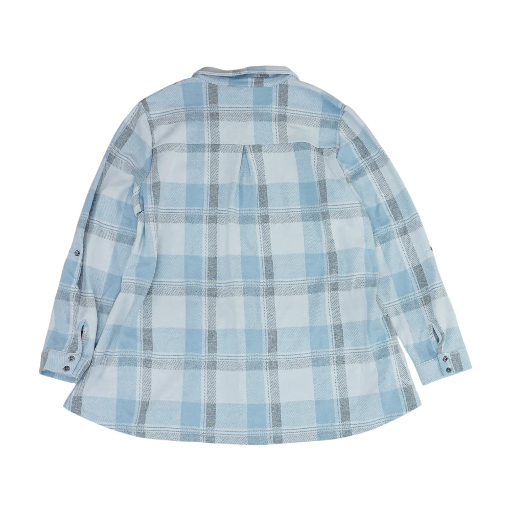 Blue Plaid Blouse - Image 2