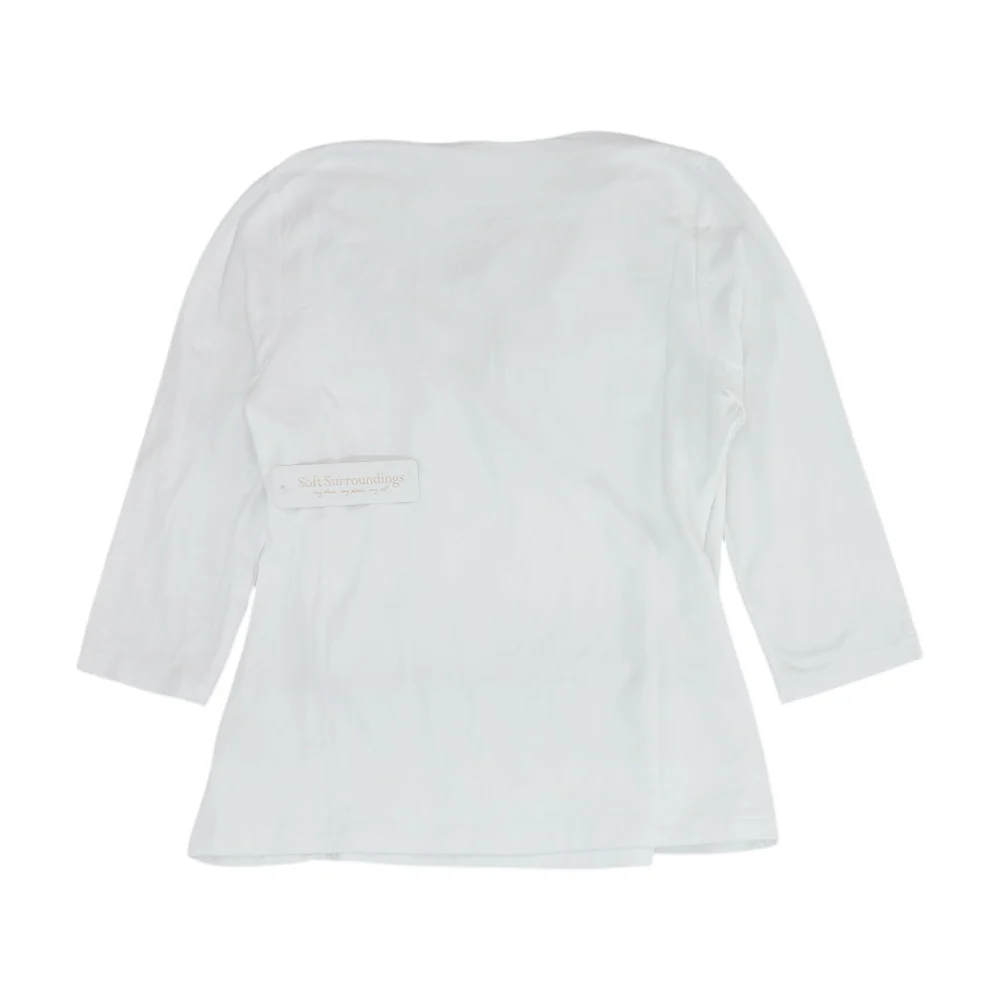White Petite Blouse - Image 2